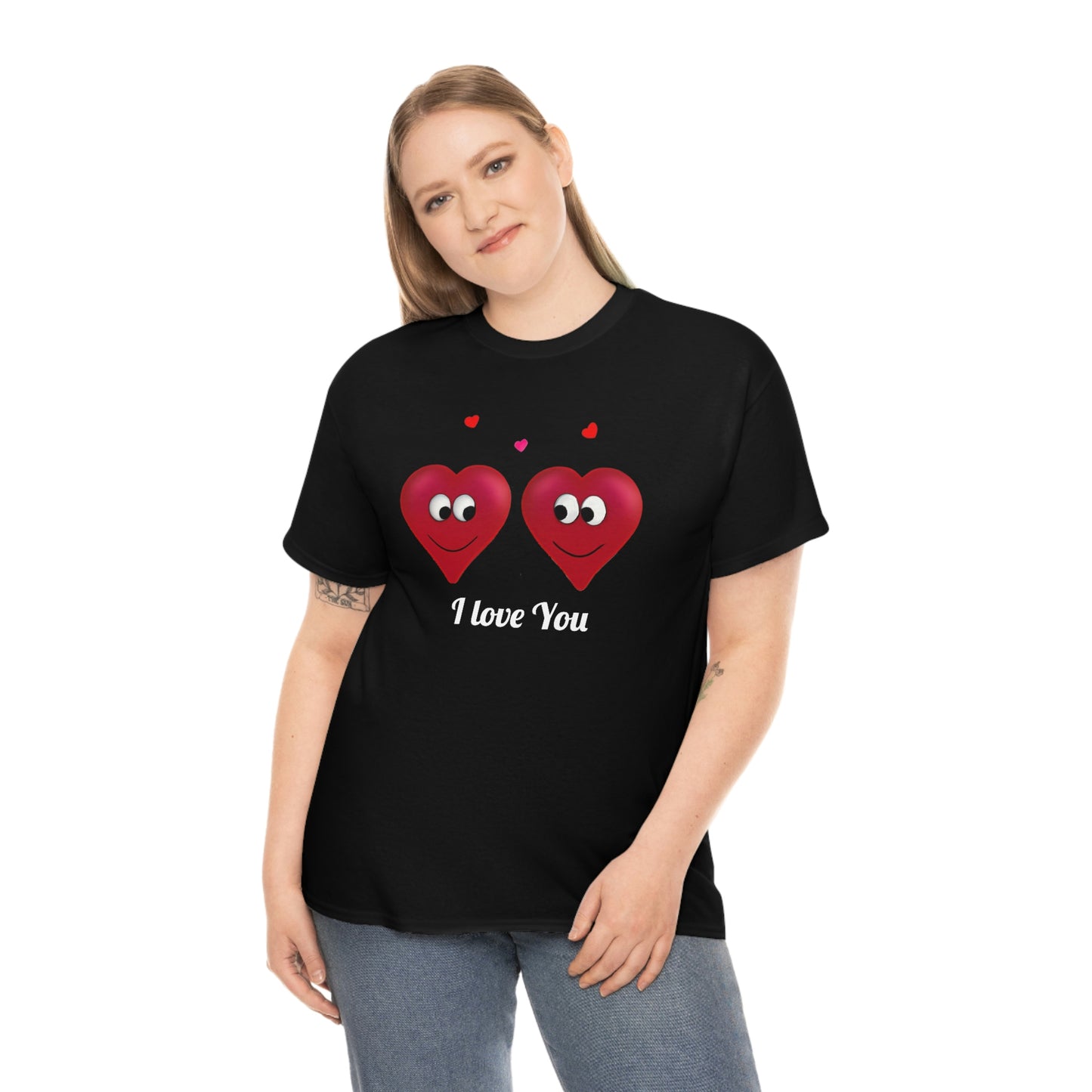 Valentine's "I Love You" Unisex Heavy Cotton Tee