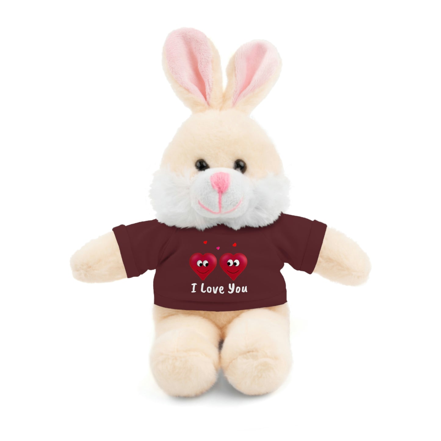 Valentine's "I Love You" Stuffed Animals with Tee