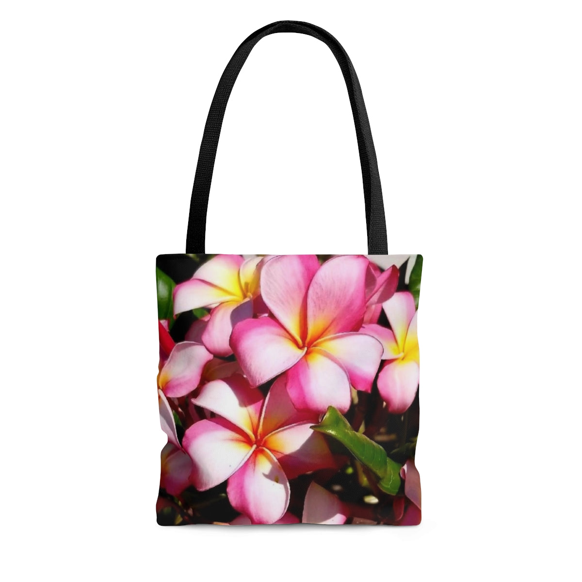 Islander Style Pink Plumeria Tote Bag by Lola