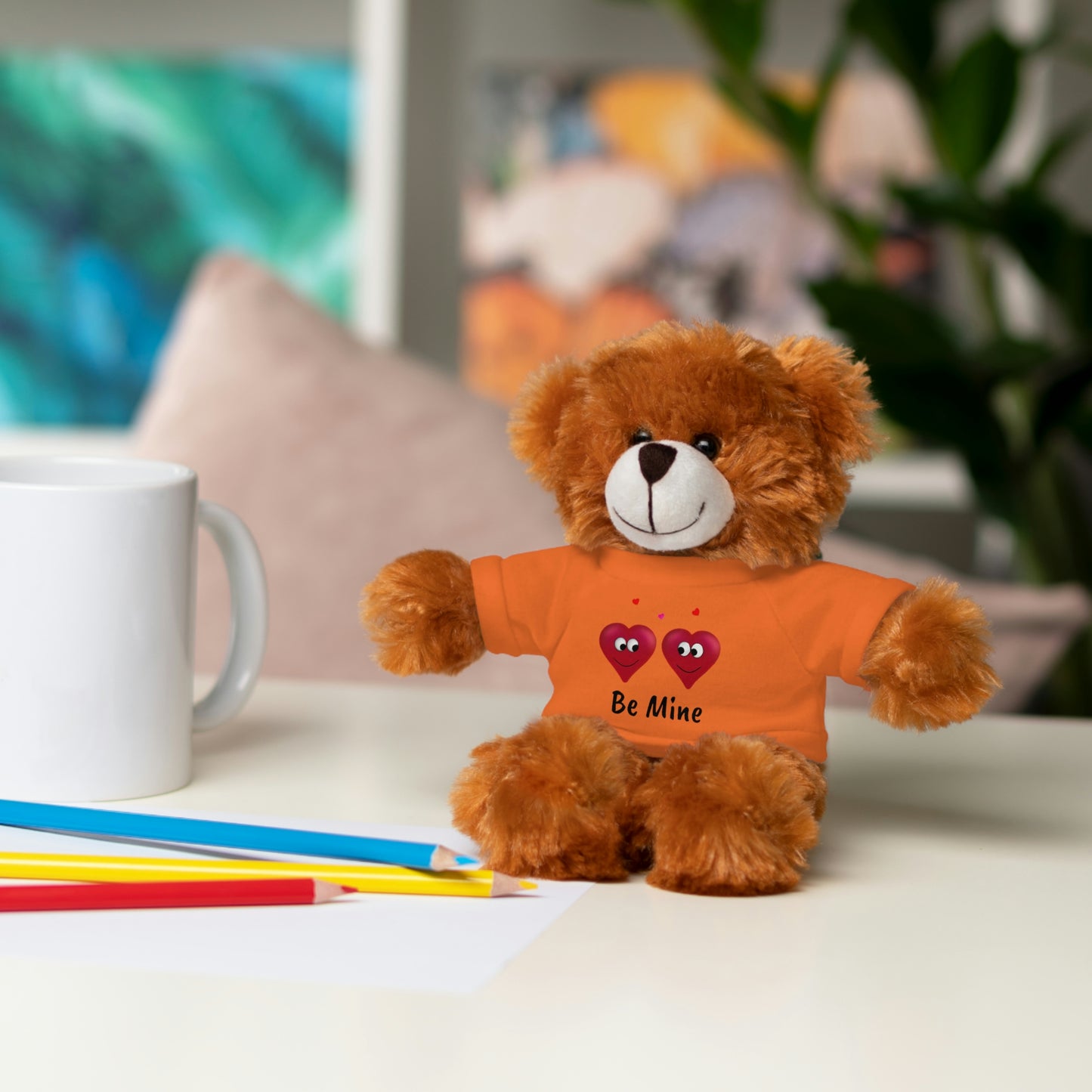 Valentine's "Be Mine" Stuffed Animals with Tee