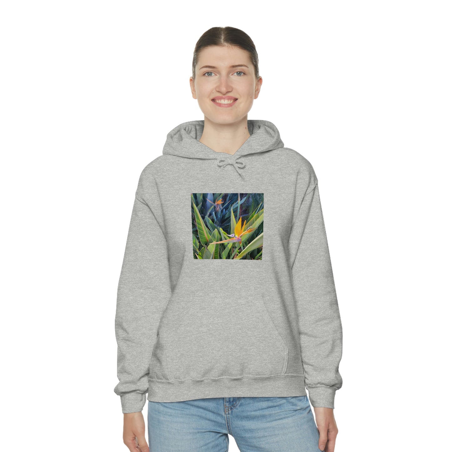 Island Style Bird of Paradise Unisex Heavy Blend™ Hooded Sweatshirt