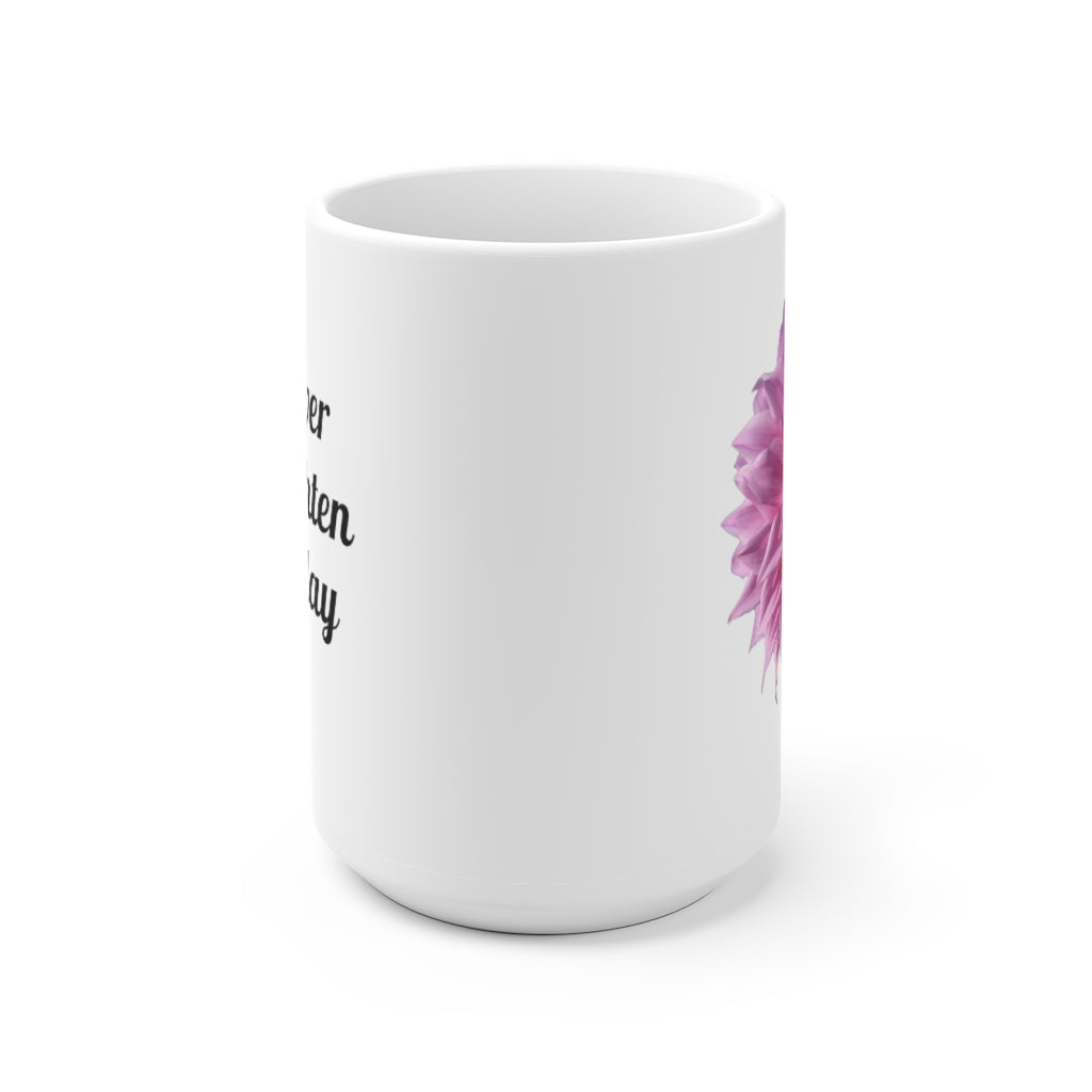 Designer Ceramic Mug, "Perfectly Pink" 11oz and 15oz