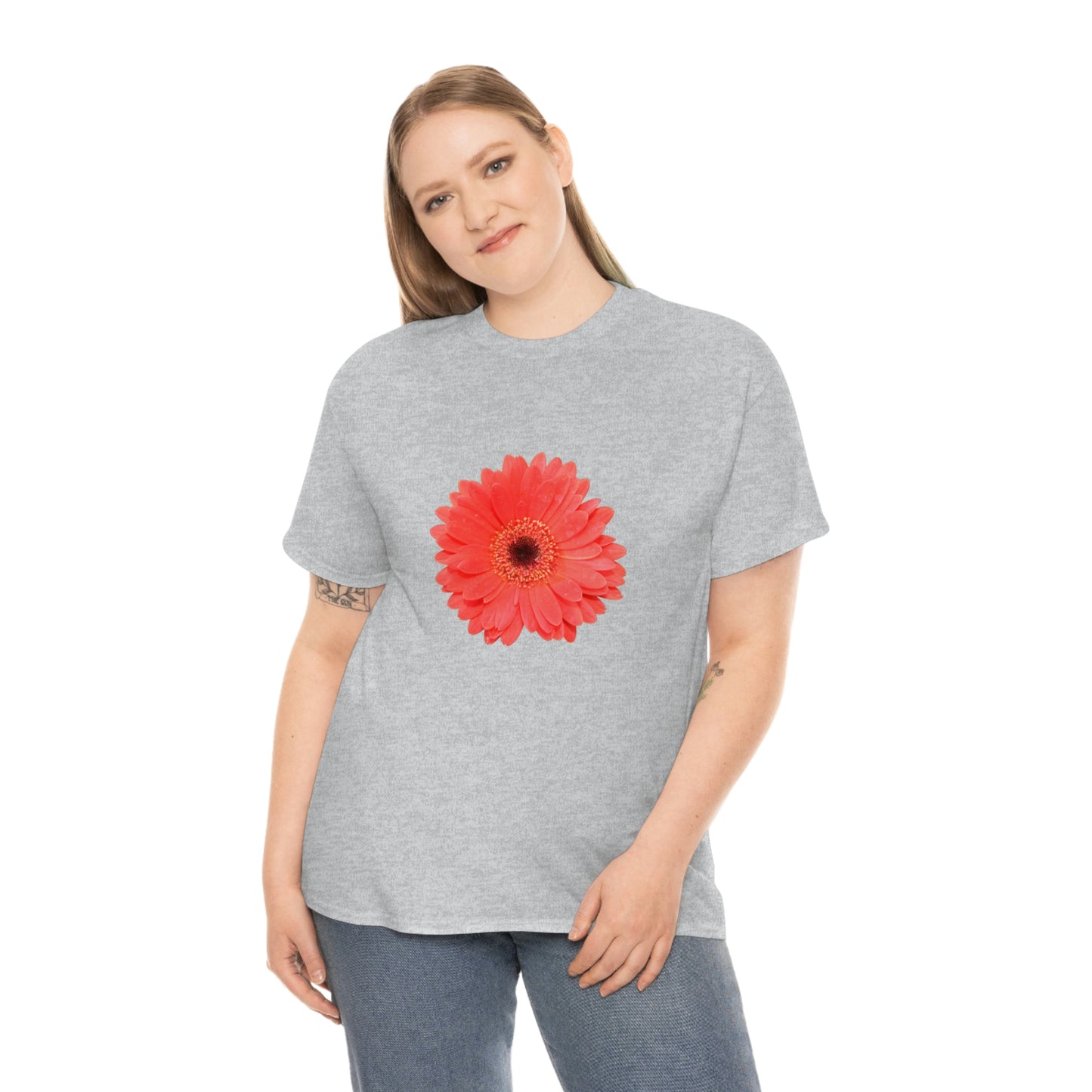 Floral Unisex Heavy Cotton Tee