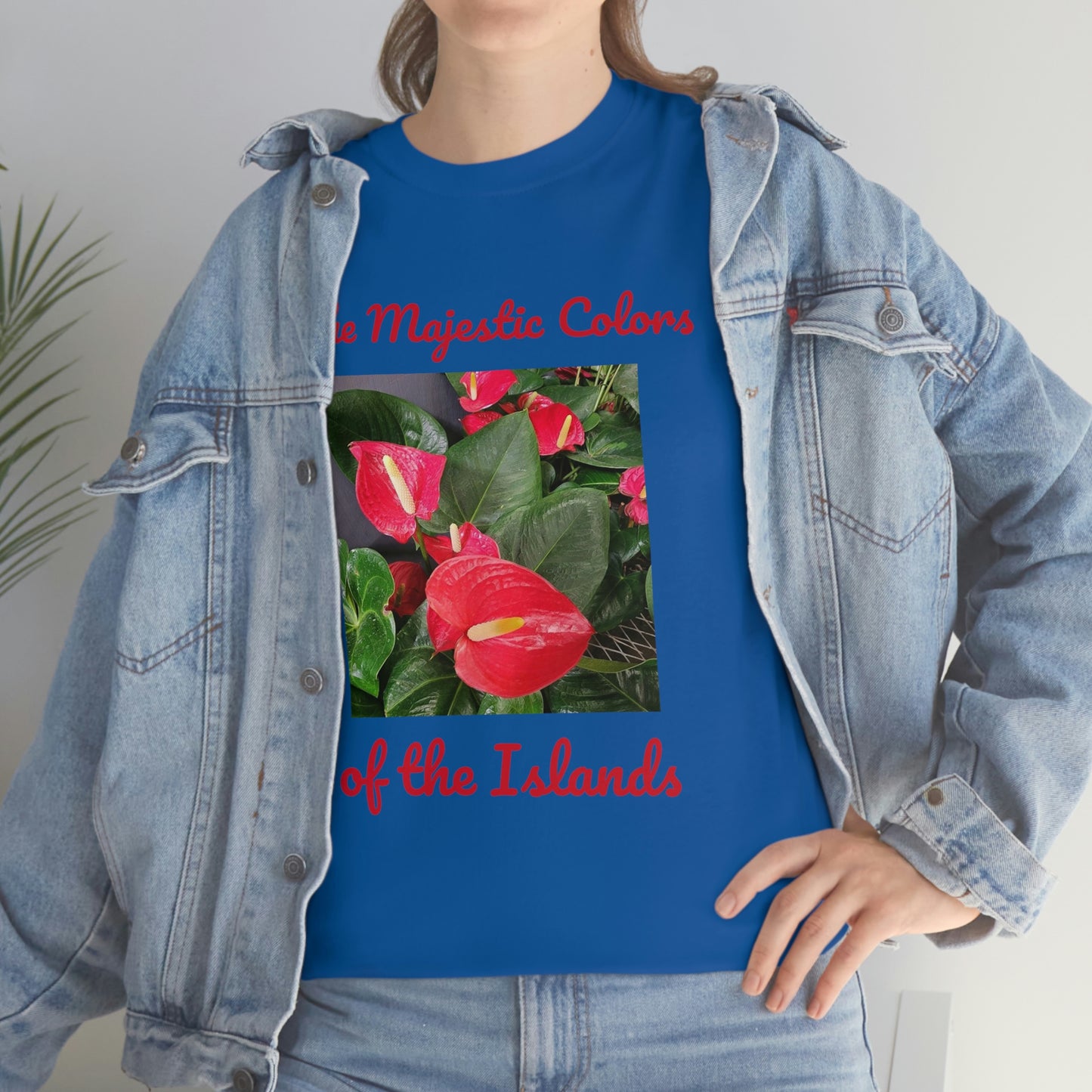 Islander Anthurium Unisex Heavy Cotton Tee