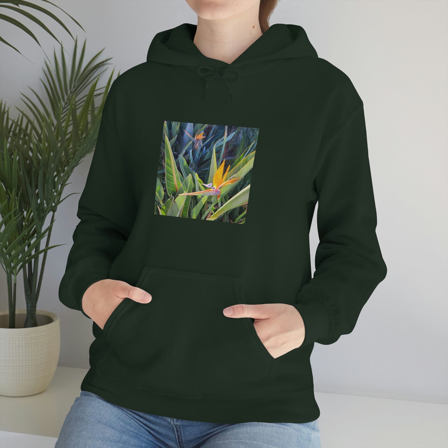 Island Style Bird of Paradise Unisex Heavy Blend™ Hooded Sweatshirt