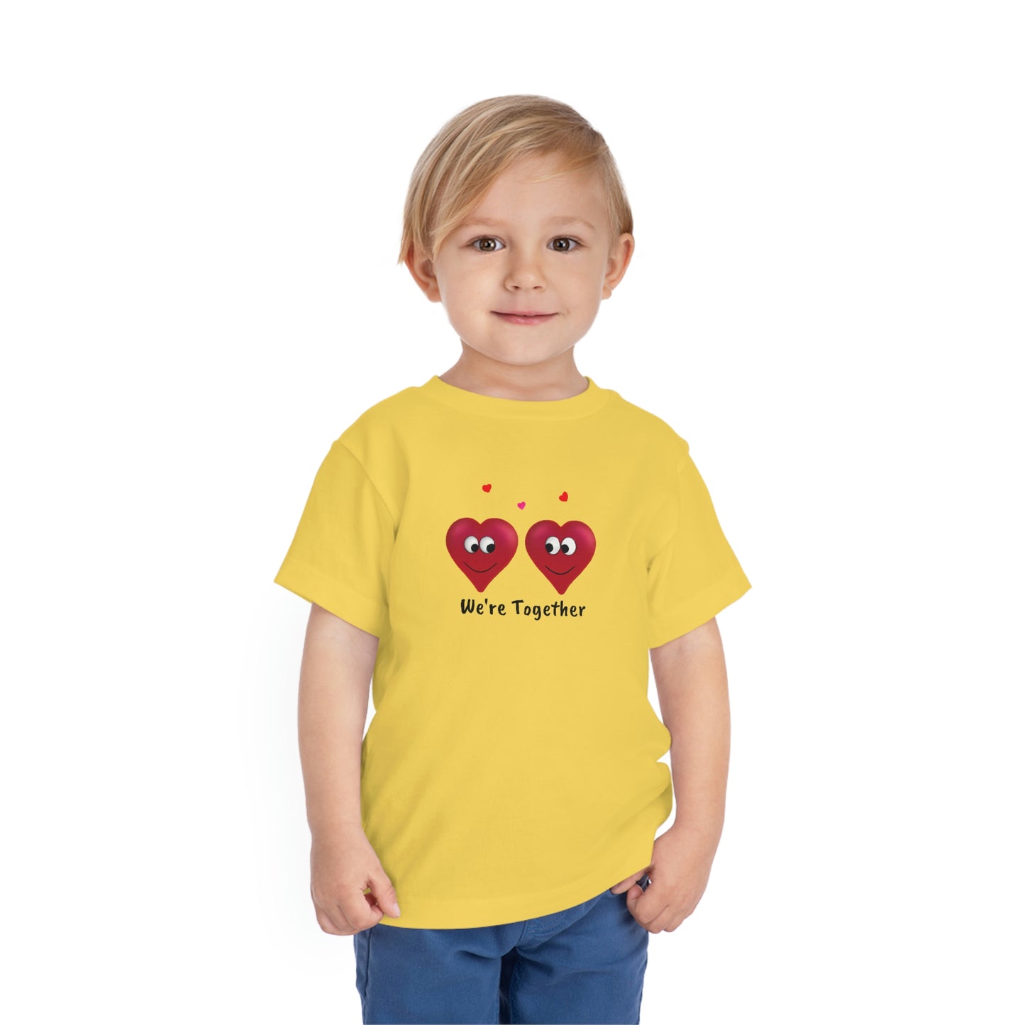 Valentine's "We're Together" Toddler Short Sleeve Tee