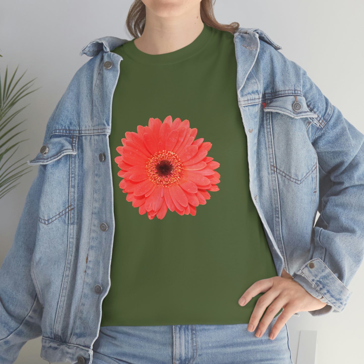 Floral Unisex Heavy Cotton Tee