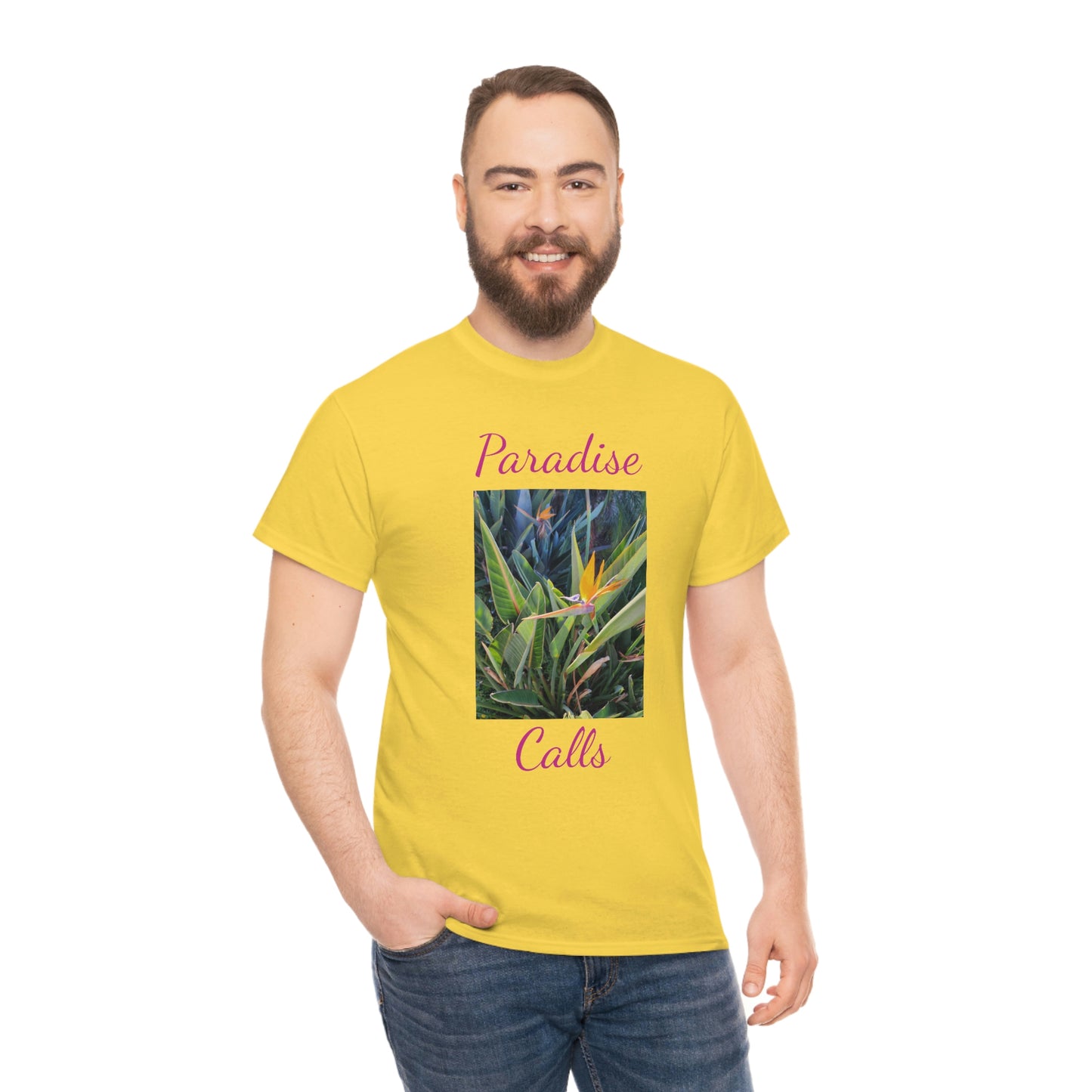 Islander Bird of Paradise Unisex Heavy Cotton Tee