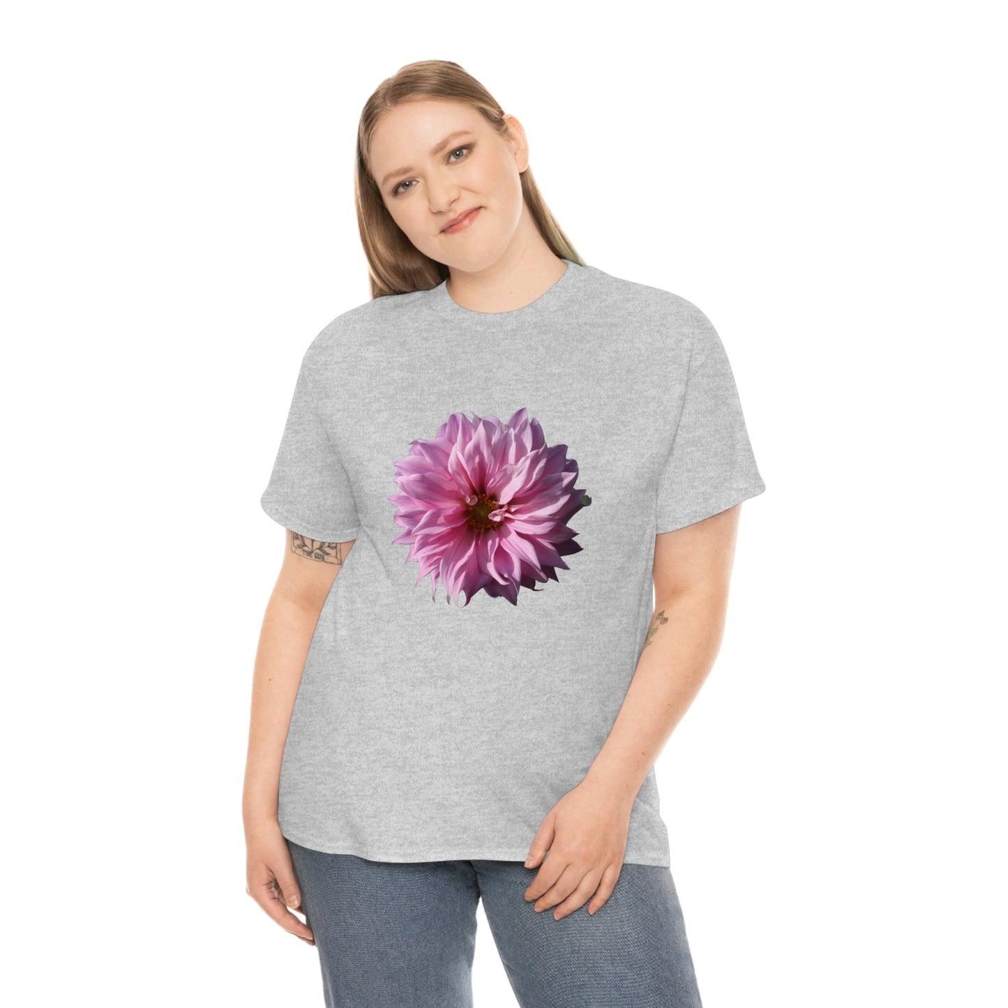 Floral Unisex Heavy Cotton Tee