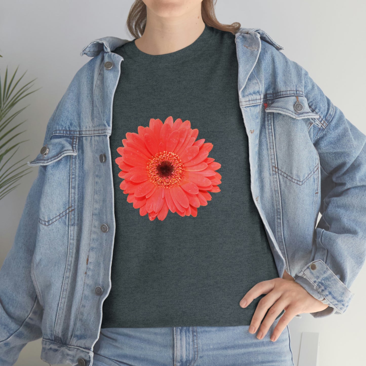 Floral Unisex Heavy Cotton Tee