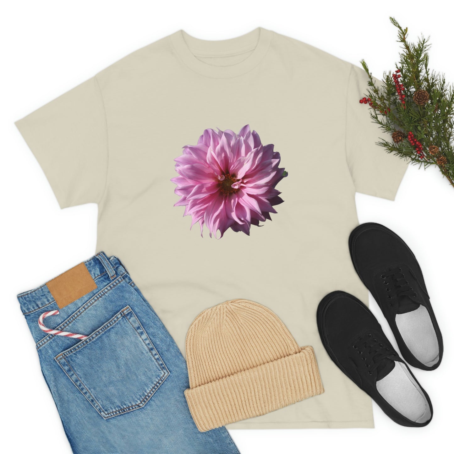 Floral Unisex Heavy Cotton Tee