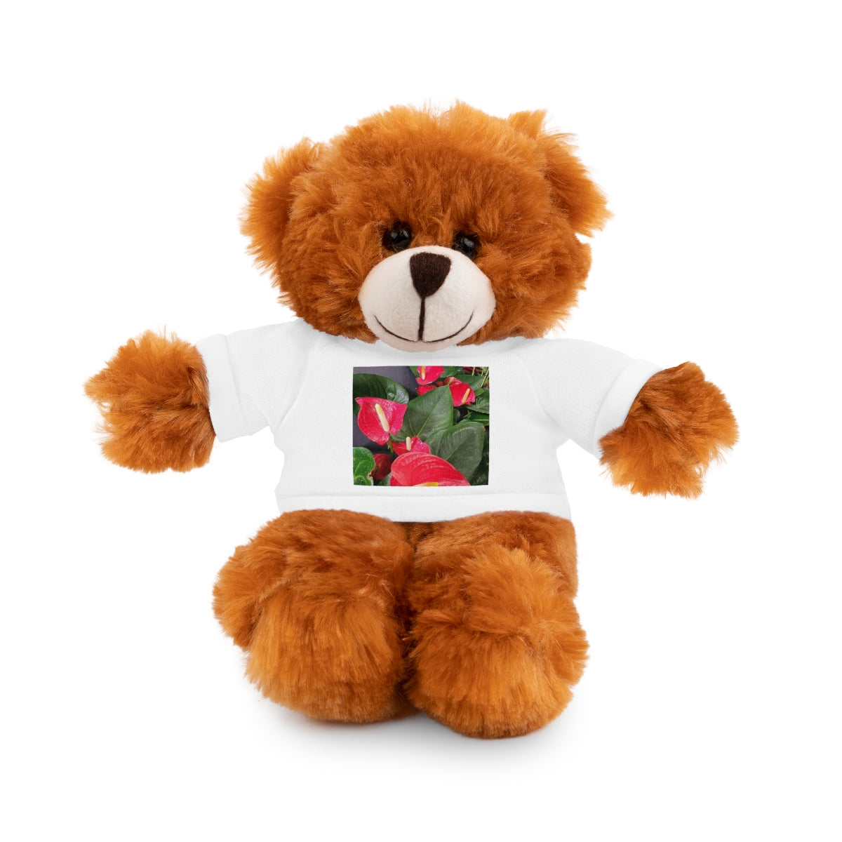 Island Style Anthurium  Stuffed Animals with Tee