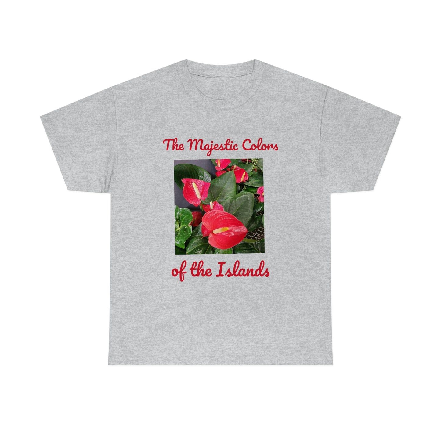 Islander Anthurium Unisex Heavy Cotton Tee