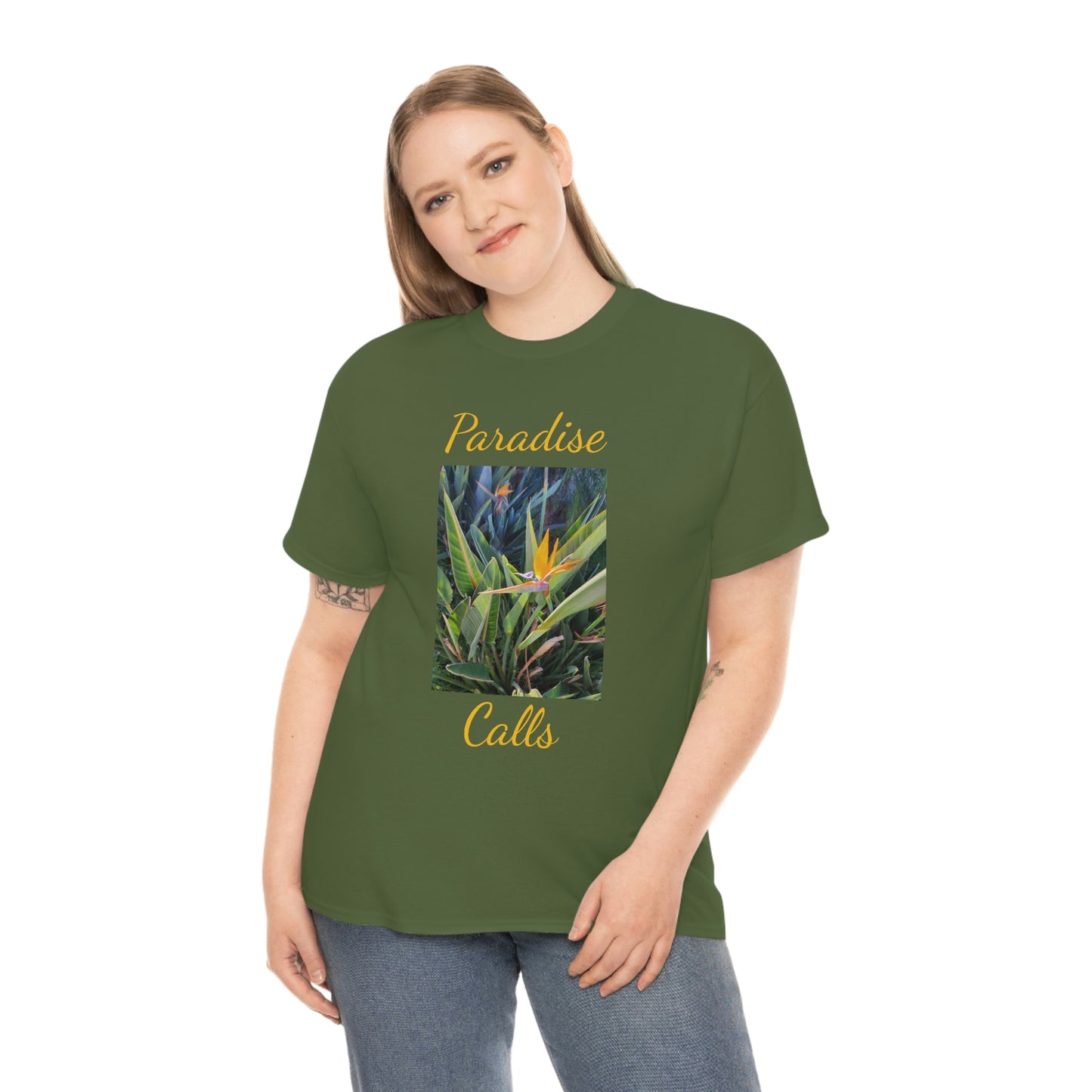 Islander Bird of Paradise Unisex Heavy Cotton Tee