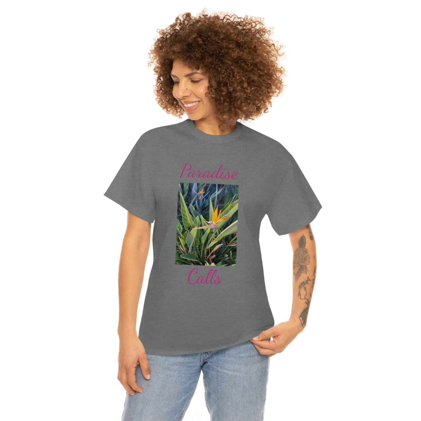 Islander Bird of Paradise Unisex Heavy Cotton Tee