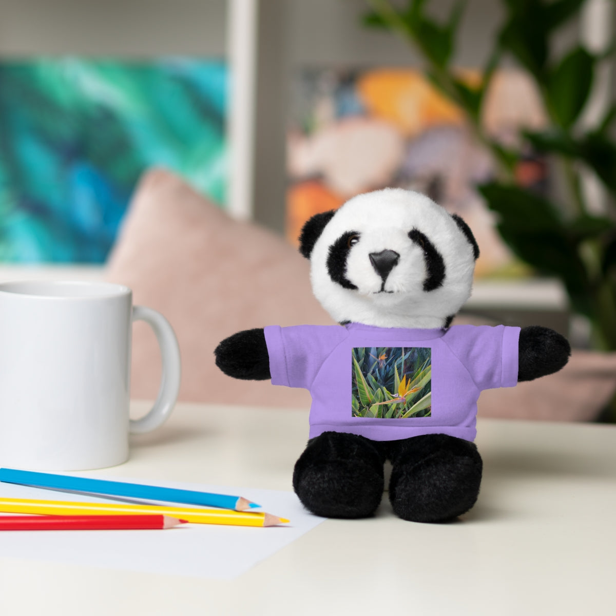 Island Style Bird of Paradise  Stuffed Animals with Tee