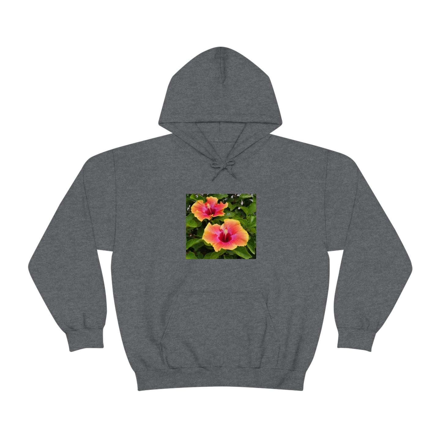 Islander Hibiscus Unisex Heavy Blend™ Hooded Sweatshirt