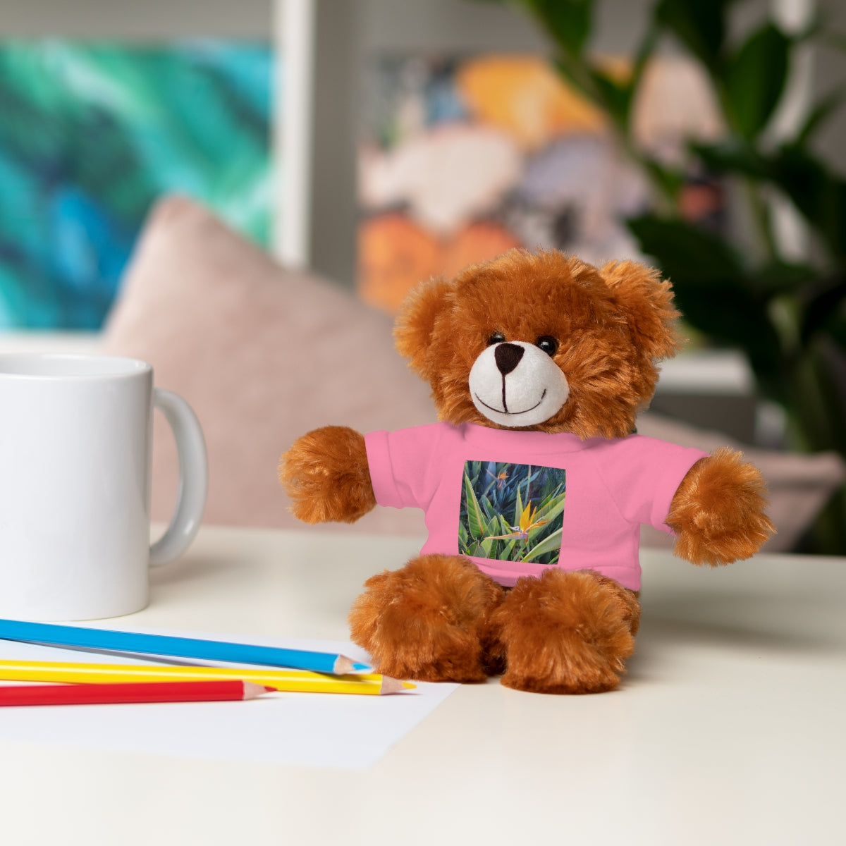 Island Style Bird of Paradise  Stuffed Animals with Tee