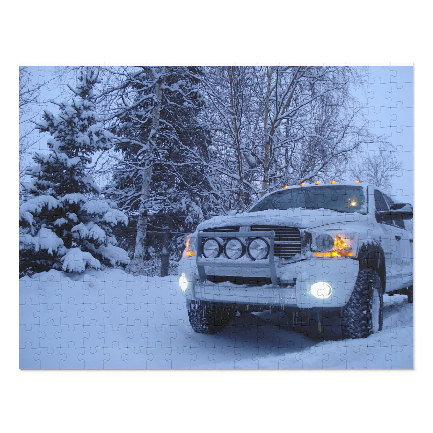 Snow Truck Jigsaw Puzzle (30, 110, 252, 500,1000-Piece)