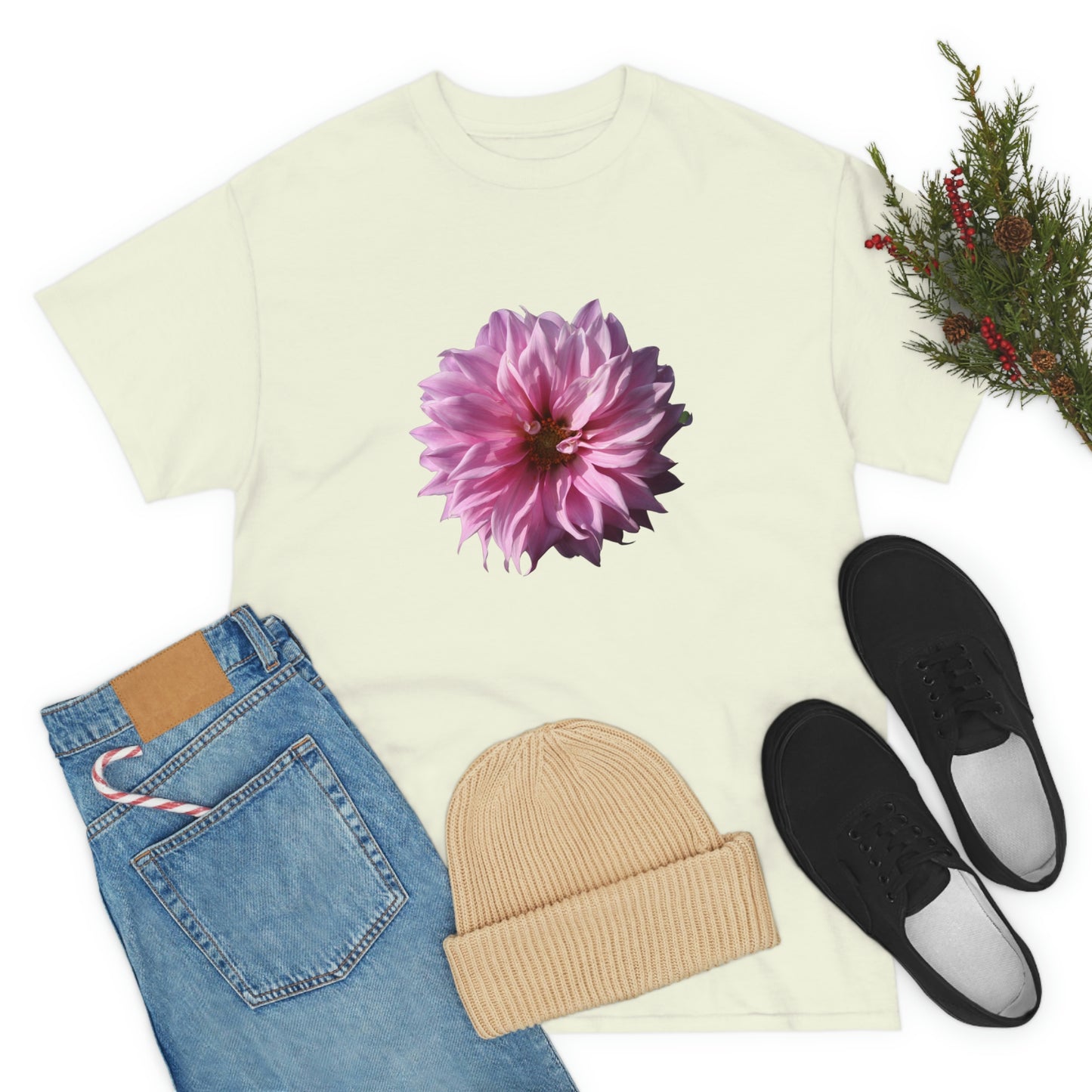 Floral Unisex Heavy Cotton Tee