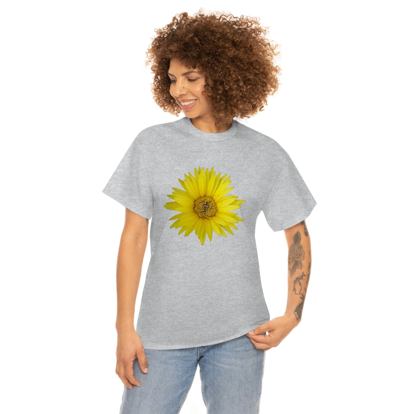 Floral Unisex Heavy Cotton Tee