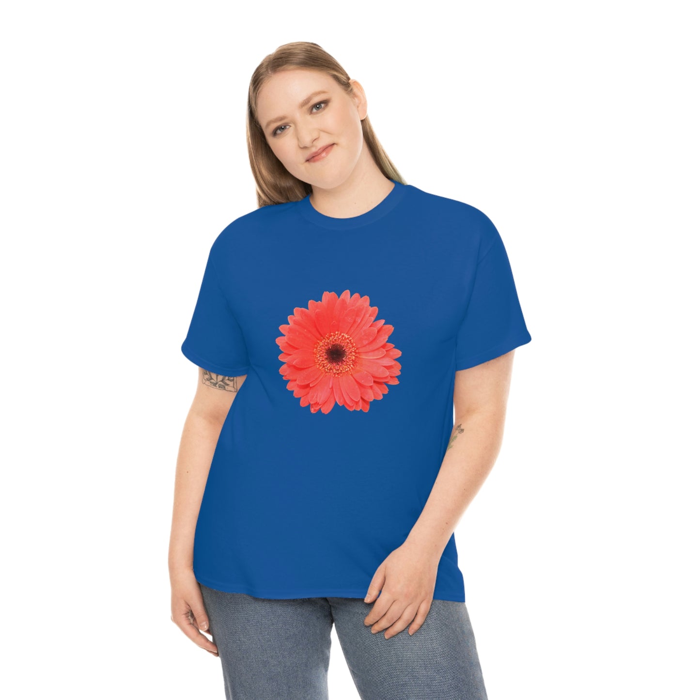 Floral Unisex Heavy Cotton Tee