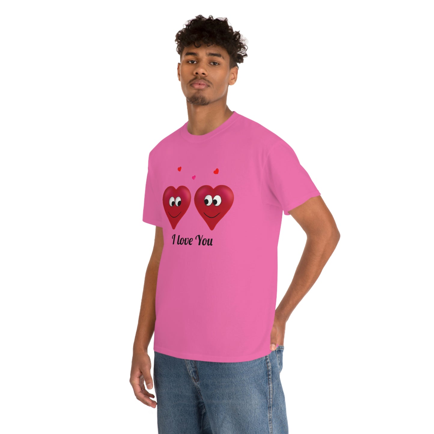 Valentine's "I Love You" Unisex Heavy Cotton Tee