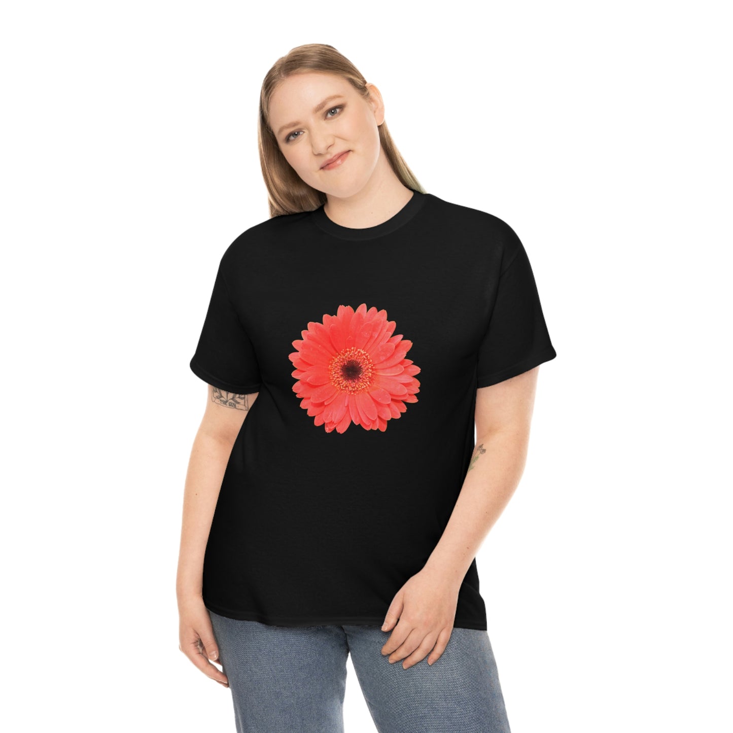 Floral Unisex Heavy Cotton Tee