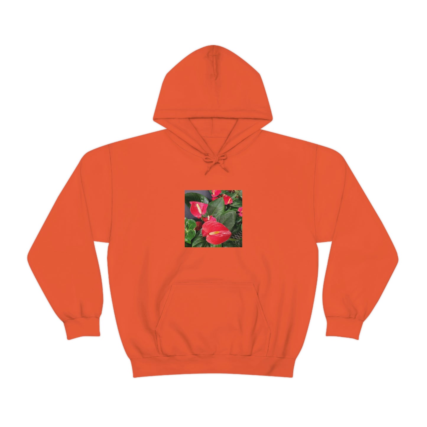 Island Style Anthurium Unisex Heavy Blend™ Hooded Sweatshirt