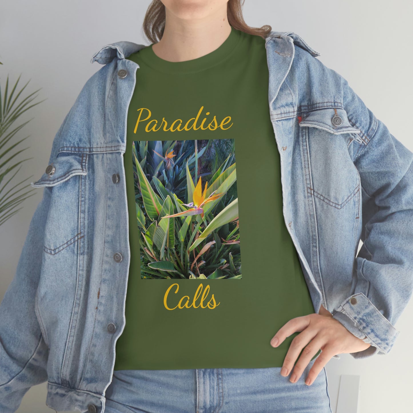 Islander Bird of Paradise Unisex Heavy Cotton Tee