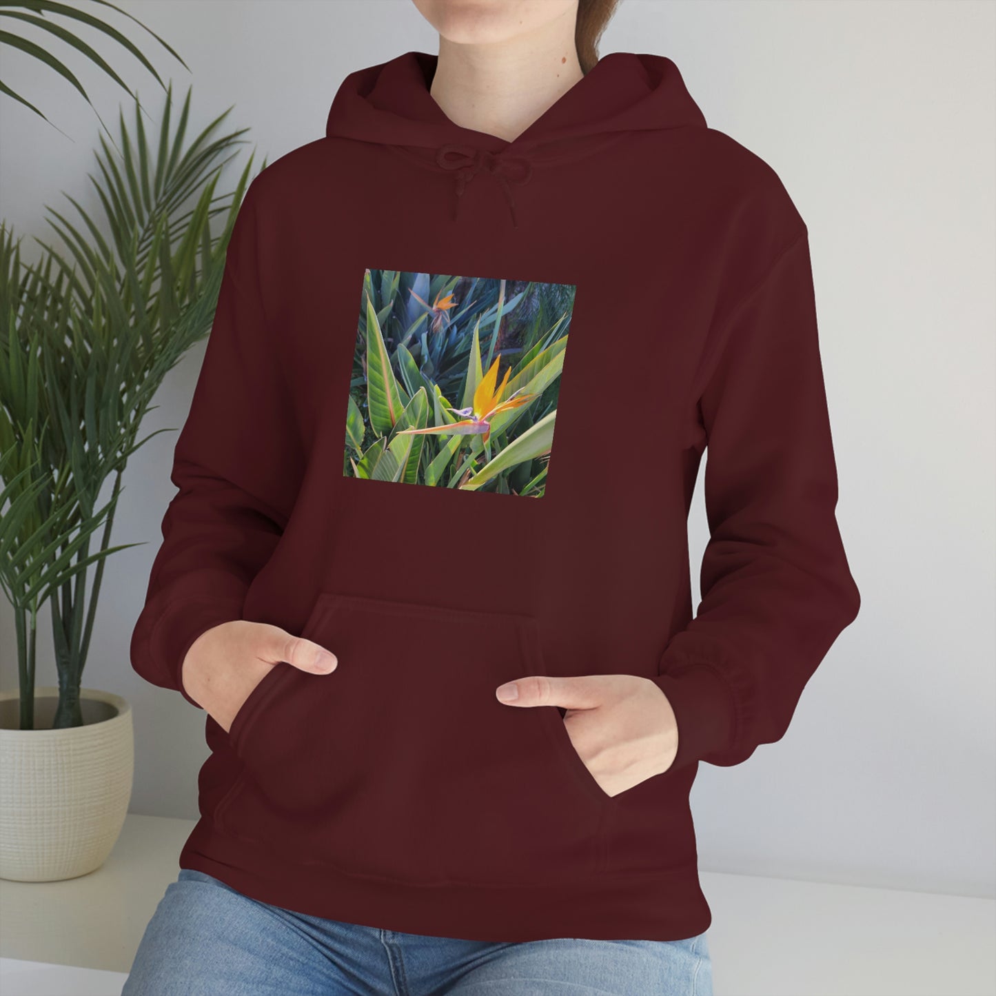 Island Style Bird of Paradise Unisex Heavy Blend™ Hooded Sweatshirt