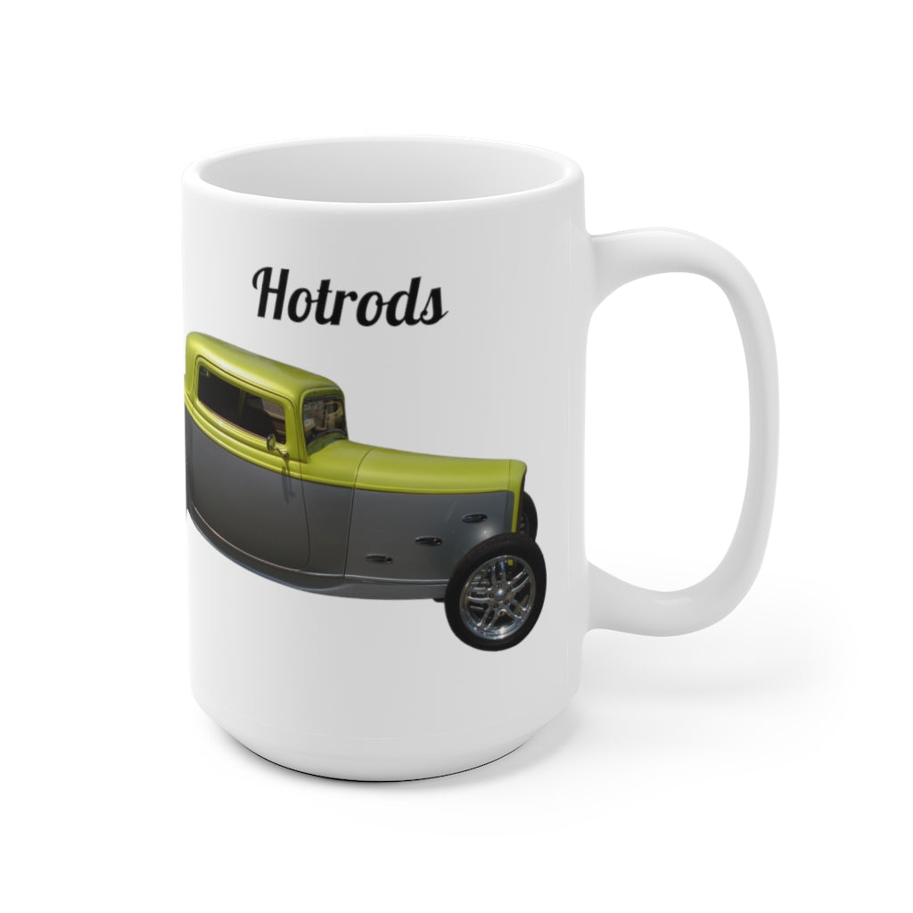 Hotrods Signature Series Ceramic Mug, 11oz and 15oz