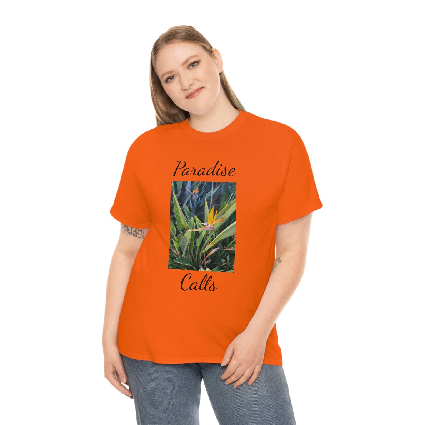 Islander Bird of Paradise Unisex Heavy Cotton Tee