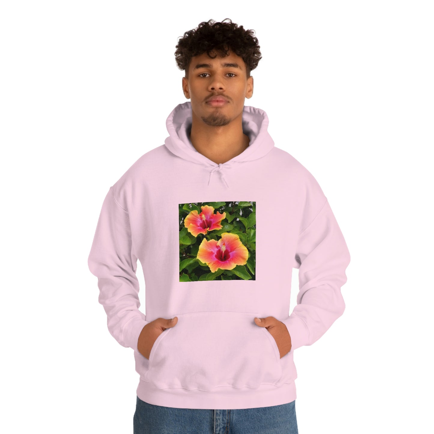 Islander Hibiscus Unisex Heavy Blend™ Hooded Sweatshirt