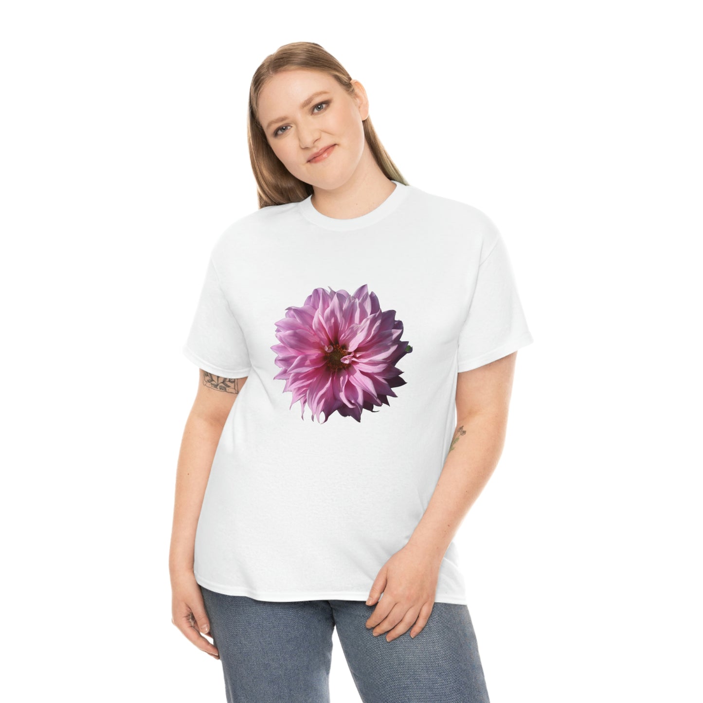 Floral Unisex Heavy Cotton Tee