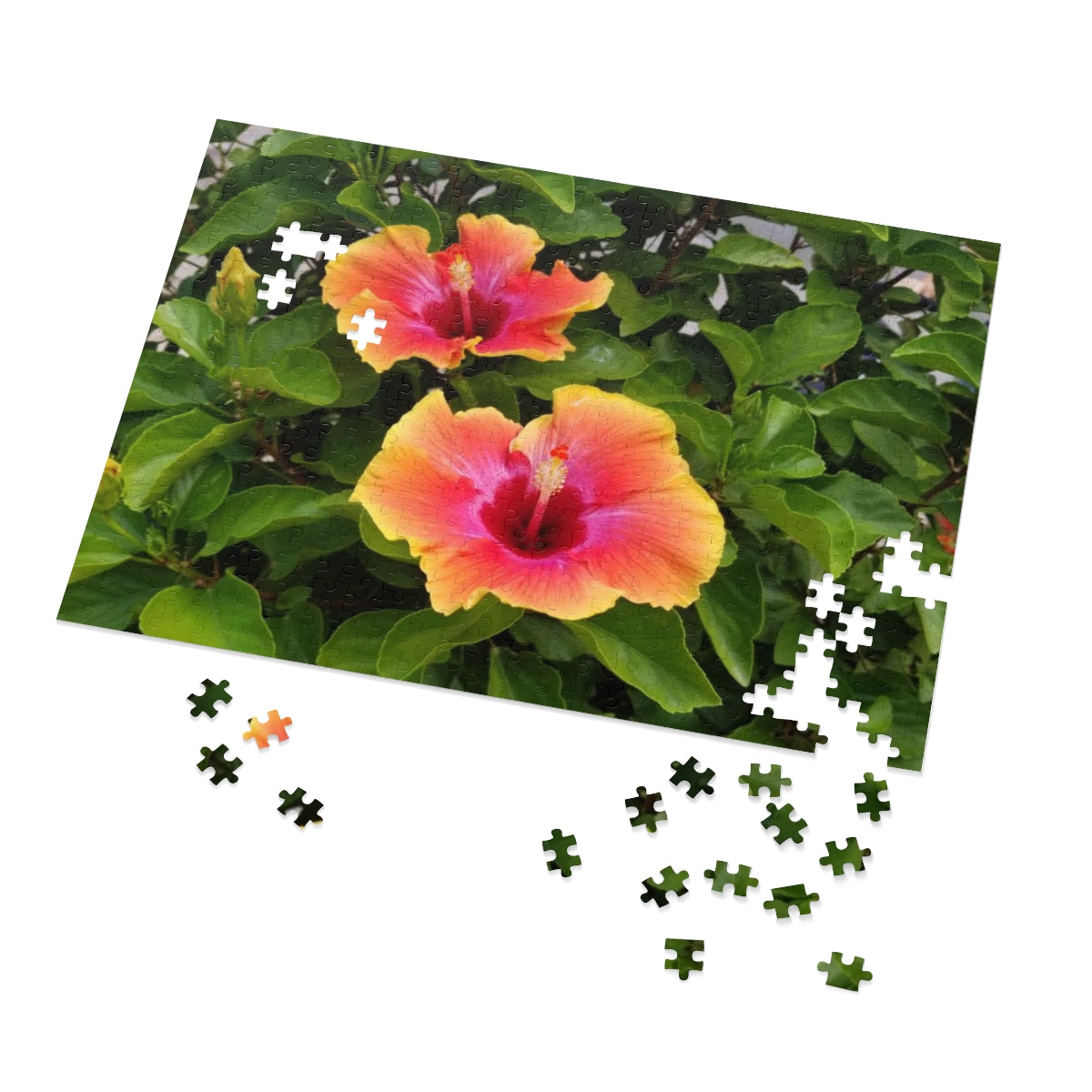 Island Style Hibiscus Jigsaw Puzzle (252, 500-Piece)