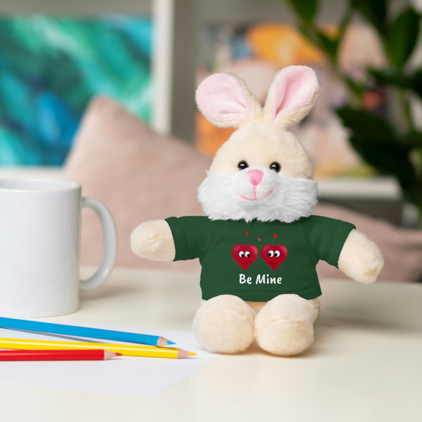 Valentine's "Be Mine" Stuffed Animals with Tee