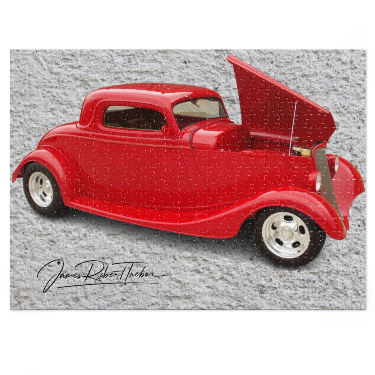 Hotrods 3 Window Coupe Jigsaw Puzzle (252, 500-Piece)