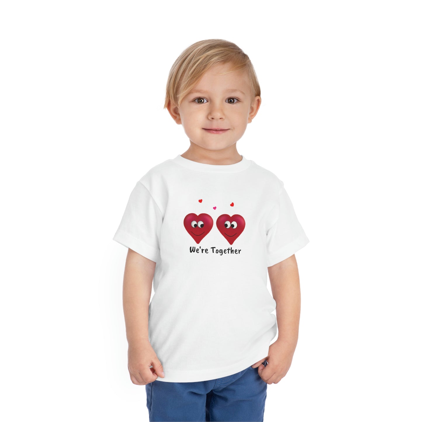 Valentine's "We're Together" Toddler Short Sleeve Tee