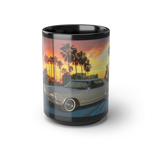 Riviera Black Mug, 15oz