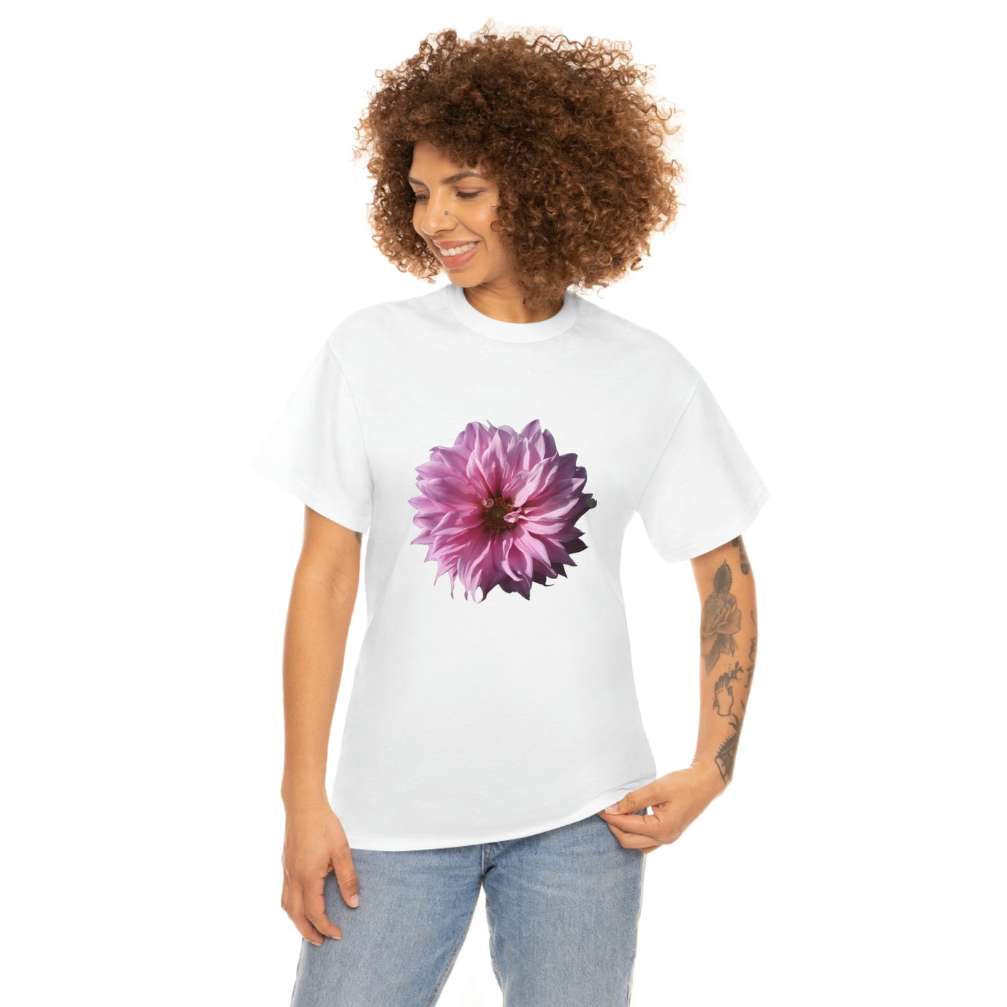 Floral Unisex Heavy Cotton Tee