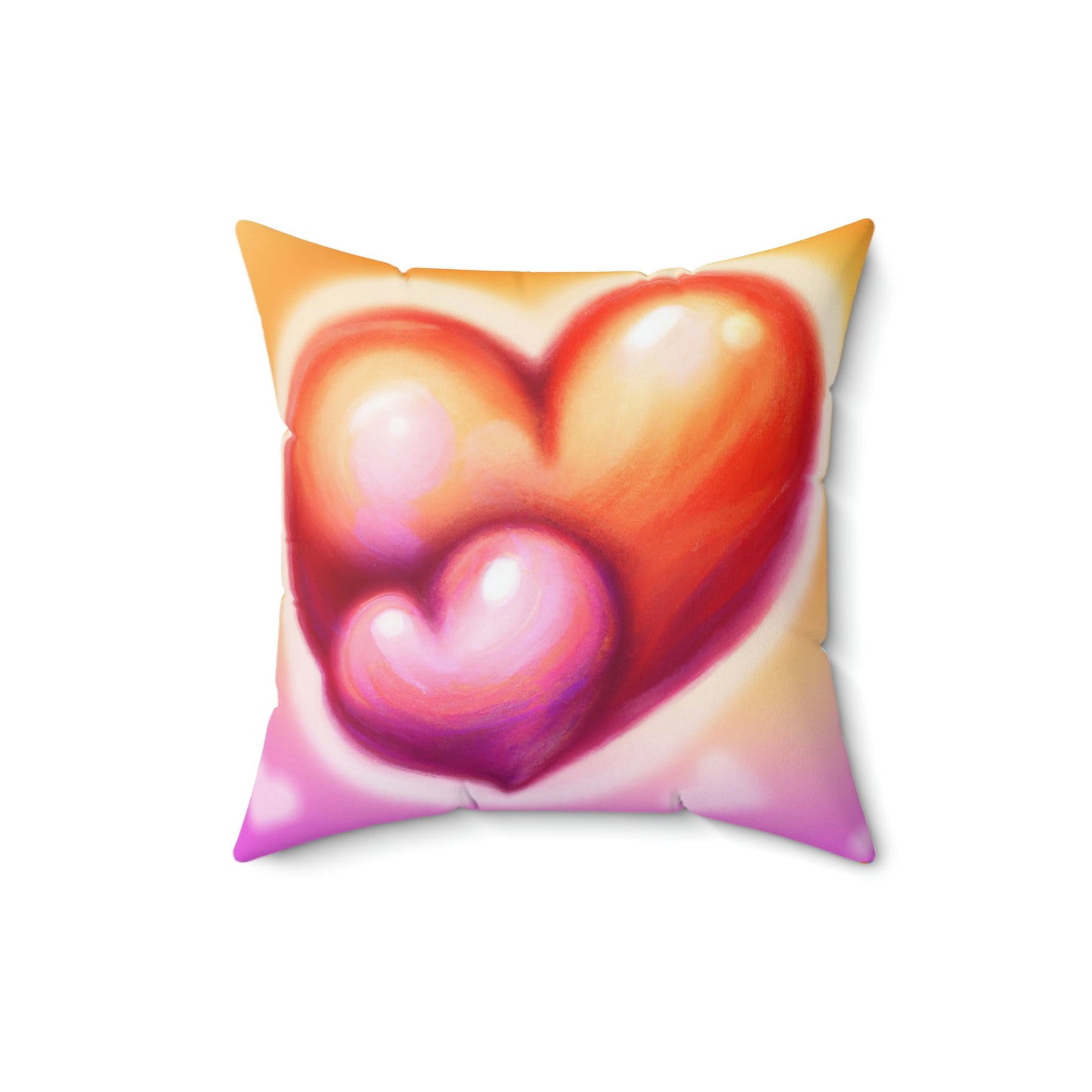 Valentine's II Spun Polyester Square Pillow