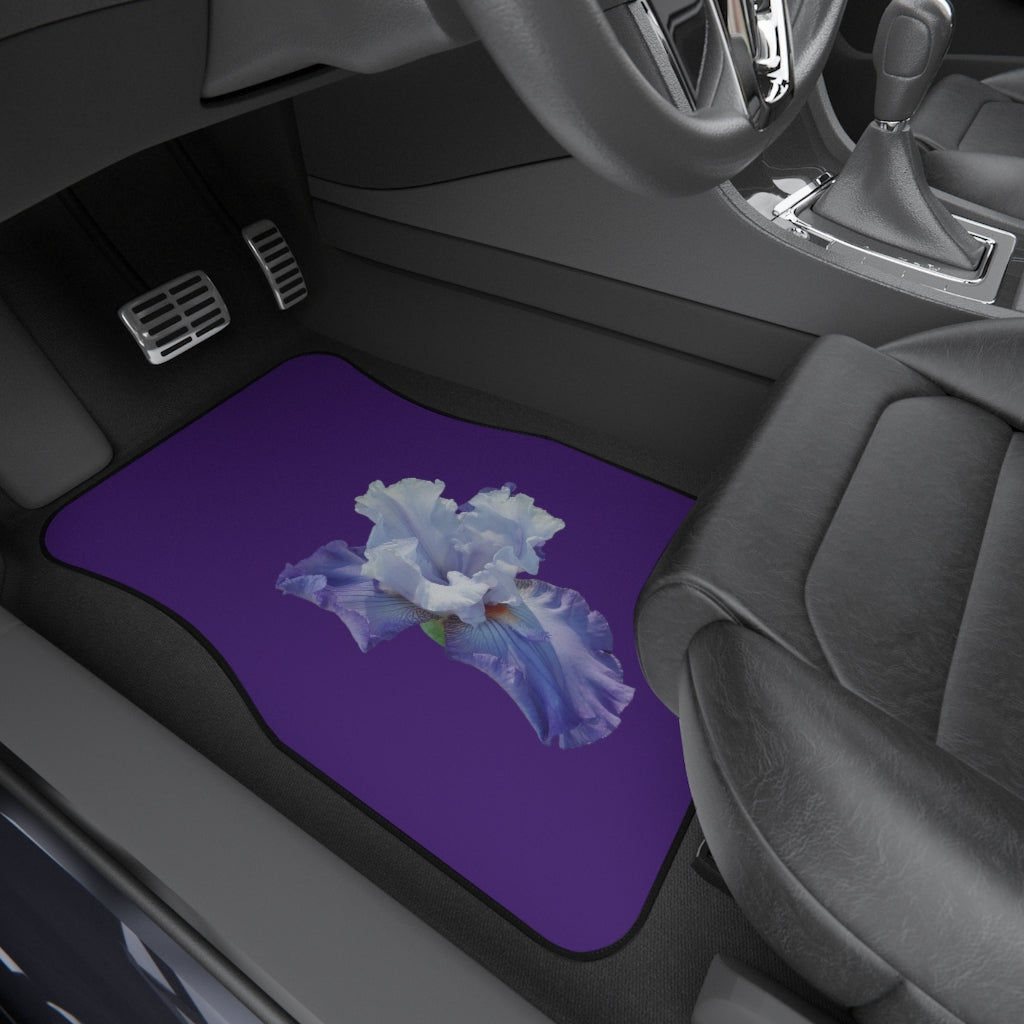 Floral "Iris" Car Mats (Set of 4)