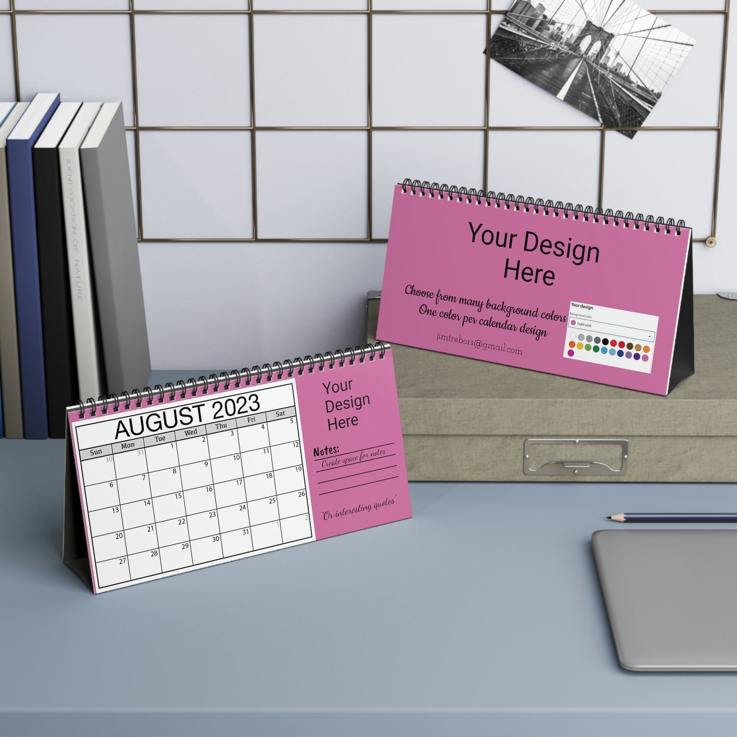 Custom Desk Calendar