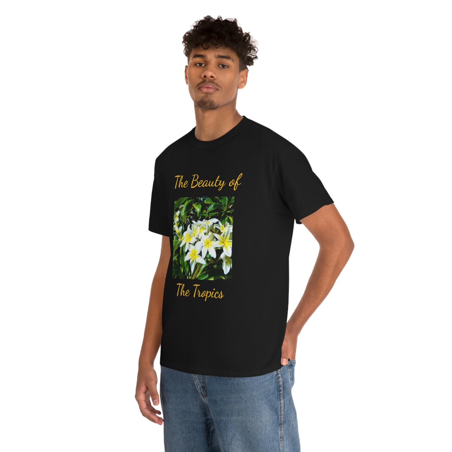 Islander Plumeria Unisex Heavy Cotton Tee