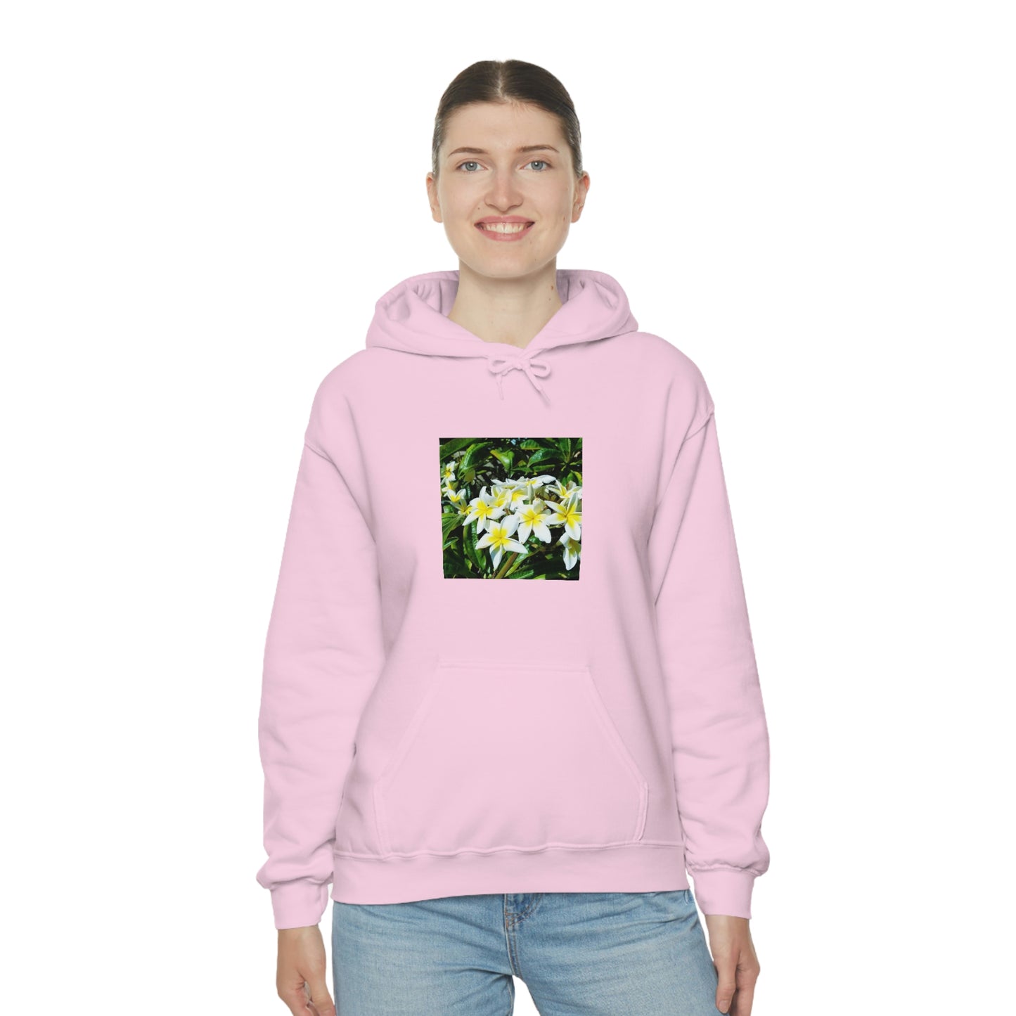 Islander Plumeria Unisex Heavy Blend™ Hooded Sweatshirt