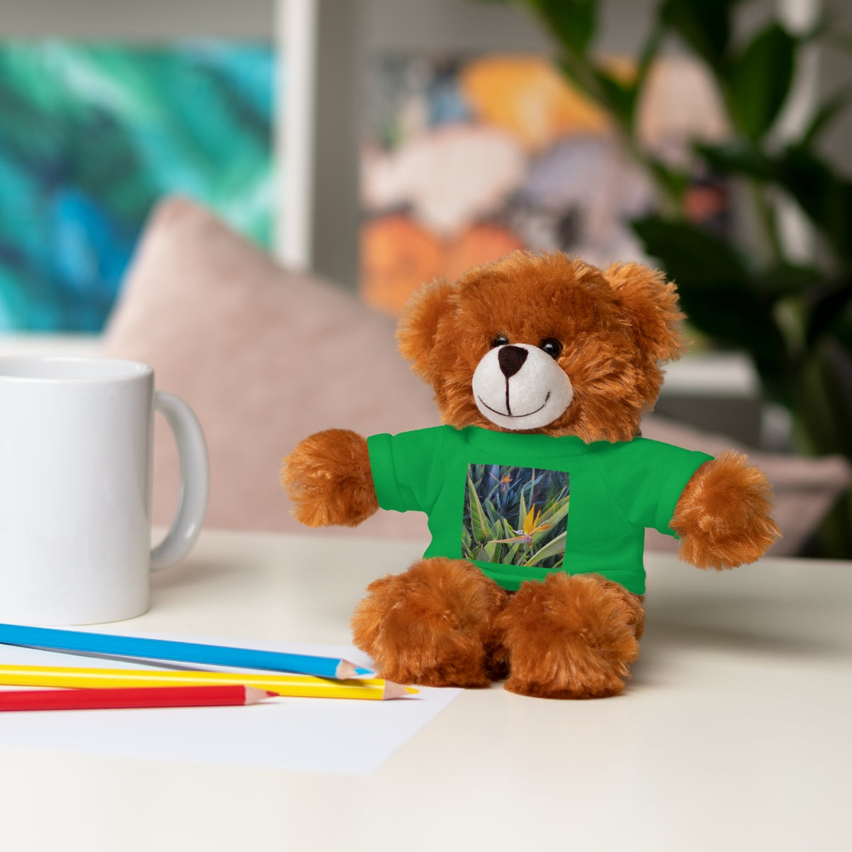 Island Style Bird of Paradise  Stuffed Animals with Tee