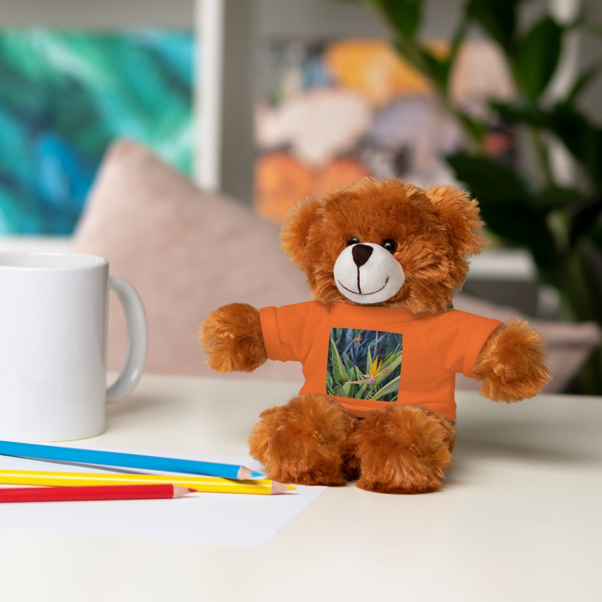 Island Style Bird of Paradise  Stuffed Animals with Tee