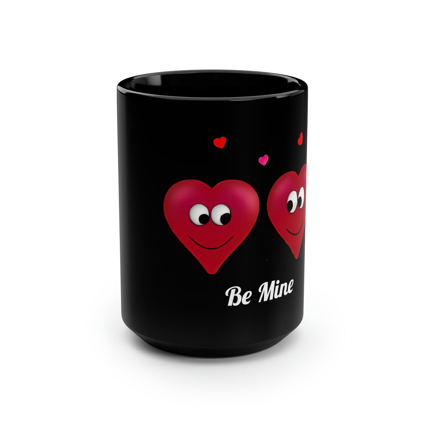 Valentine's "Be Mine" Black Mug, 15oz