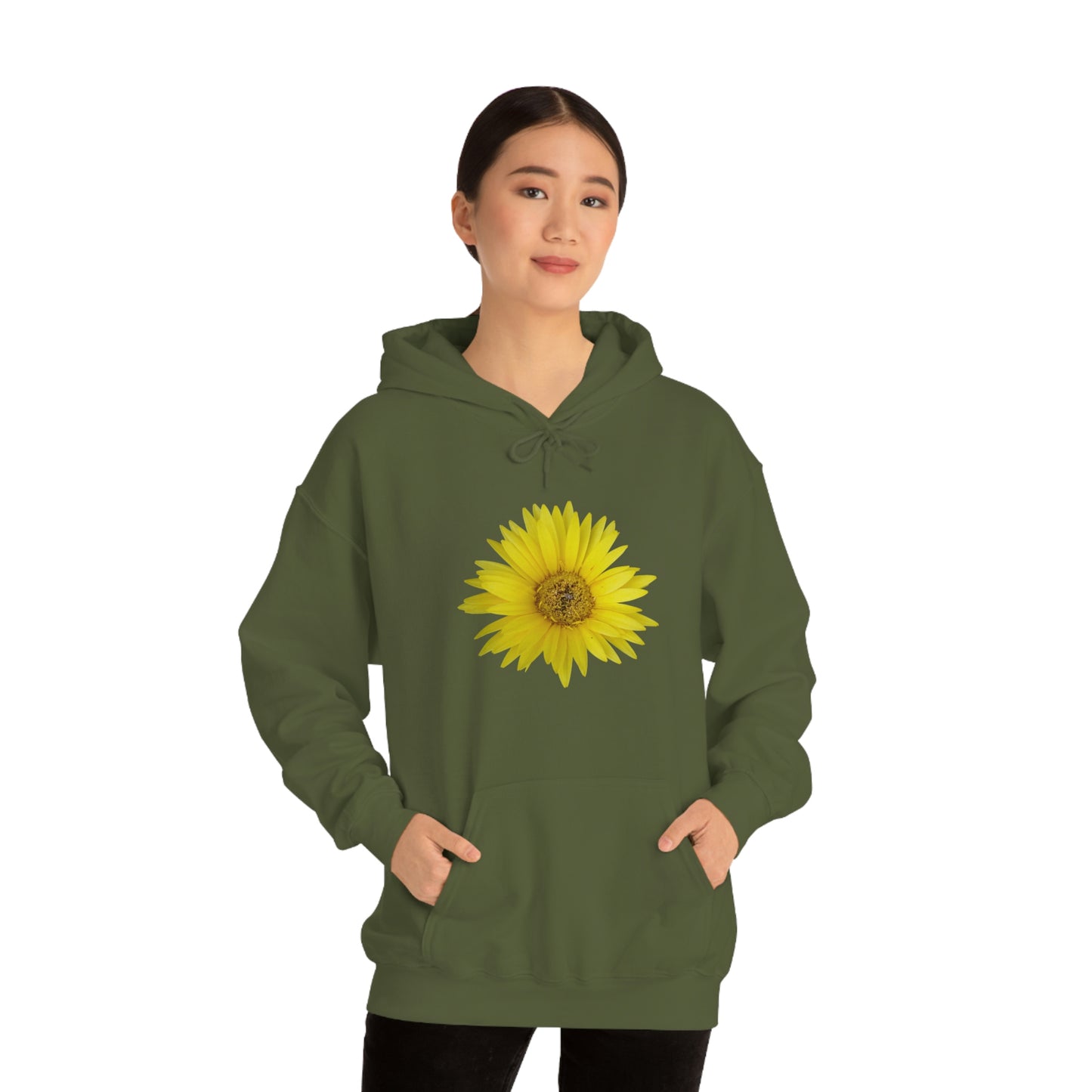 Floral Unisex Heavy Blend™ Hooded Sweatshirt